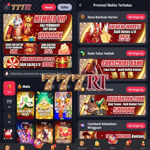 777RT Masuk Resmi 2026 Aplikasi